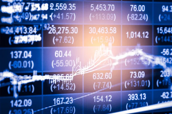Dizin grafik borsa finansal gösterge analiz açık ışığı.