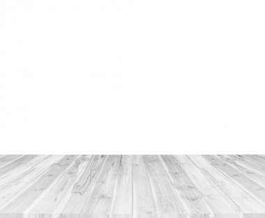 Vintage yüzey Beyaz ahşap masa ve rustik tahıl doku backgr