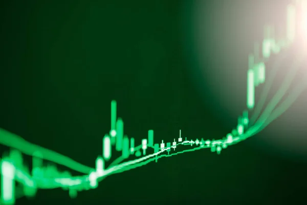 Dizin grafik borsa finansal gösterge analiz açık ışığı.