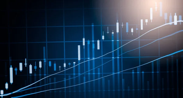 Dizin grafik borsa finansal gösterge analiz açık ışığı.