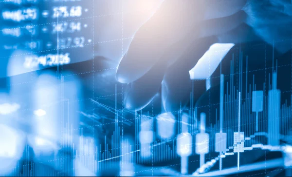 Dizin grafik borsa finansal gösterge analiz açık ışığı.