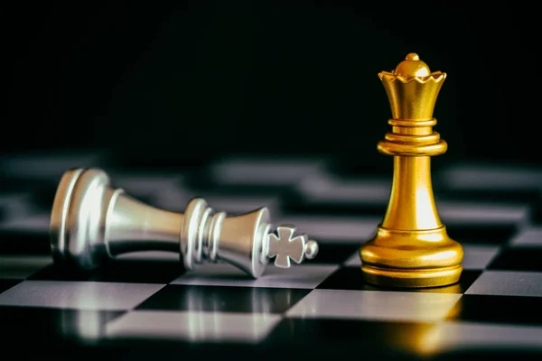 Strategy chess battle Intelligence challenge game on chessboard.