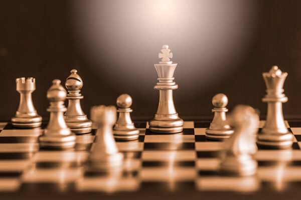 Стратегическая шахматная битва Разведка вызов игры на шахматной доске
.