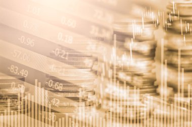 Dizin grafik borsa finansal gösterge analiz açık ışığı.