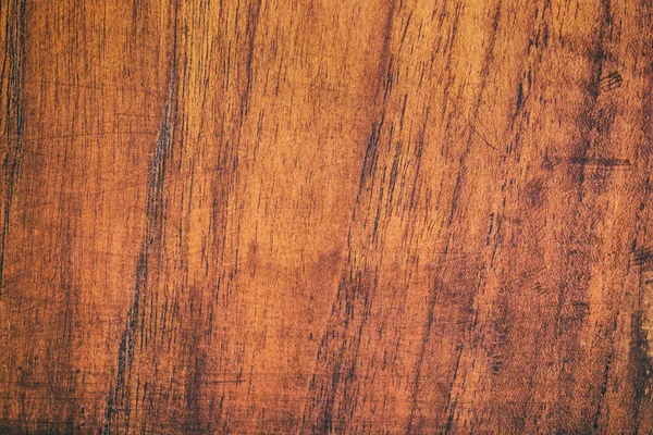 Close-up van rustieke houten tafel met graan textuur in vintage stijl. — Stockfoto