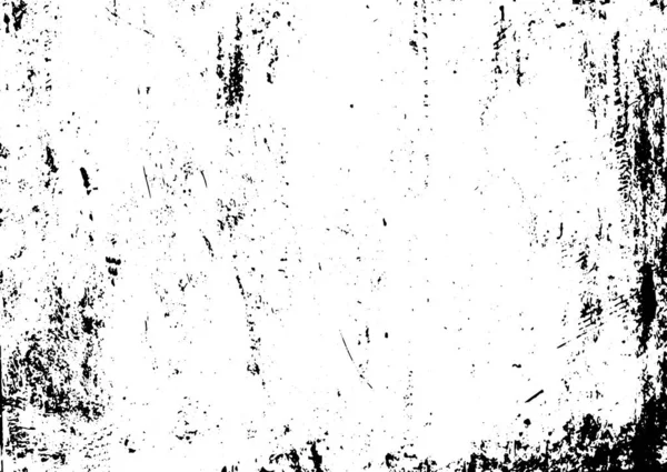 Grunge Noir Blanc Texture Superposition Détresse Poussière Surface Abstraite Concept — Image vectorielle