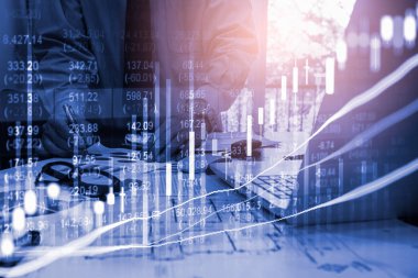 Borsa veya grafik ve şamdan grafiği uygun ticaret forex