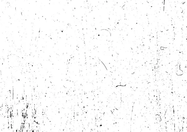 Black White Grunge Distress Overlay Texture Abstract Surface Dust Rough — Stock Vector