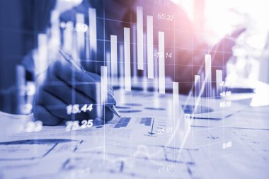 Borsa veya grafik ve şamdan grafiği uygun ticaret forex