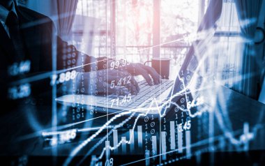 Borsa veya grafik ve şamdan grafiği uygun ticaret forex