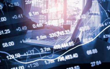 Borsa veya grafik ve şamdan grafiği uygun ticaret forex