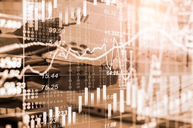 Borsa veya grafik ve şamdan grafiği uygun ticaret forex