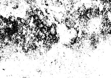 Siyah beyaz grunge. Tehlike örtüsü dokusu. Soyut yüzey tozu ve kaba duvar arkaplanı kavramı. Sıkıntı illüstrasyonu, grunge etkisi yaratmak için basitçe nesnenin üzerine yerleştirilir. Vektör EPS10.