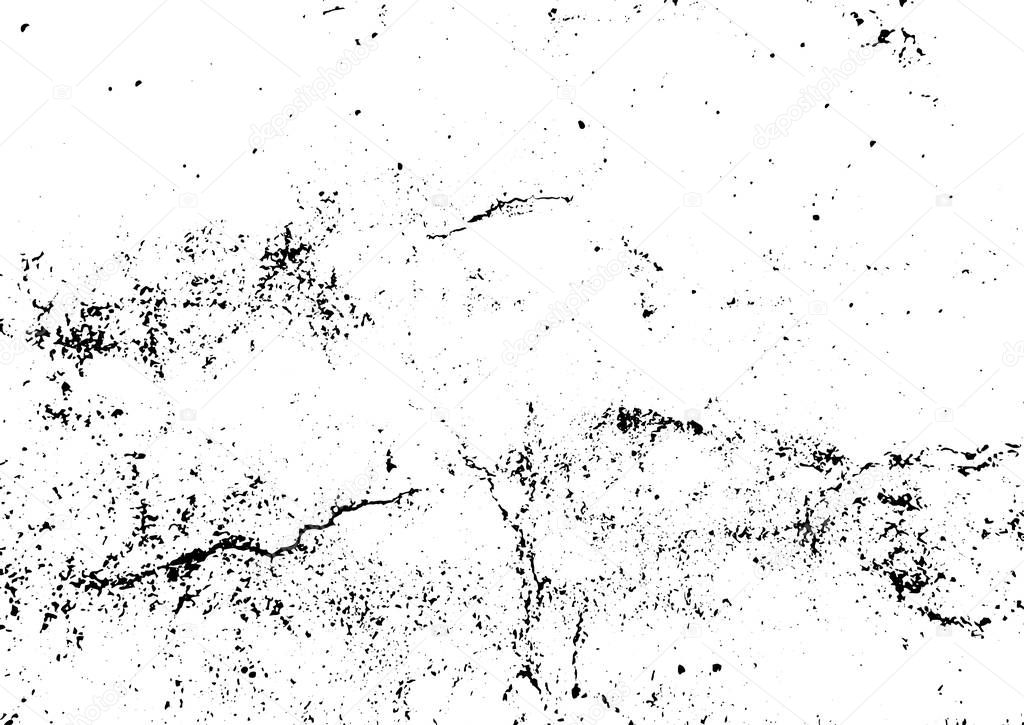 Black and white grunge. Distress overlay texture. Abstract surface dust and rough dirty wall background concept. Distress illustration simply place over object to create grunge effect. Vector EPS10.