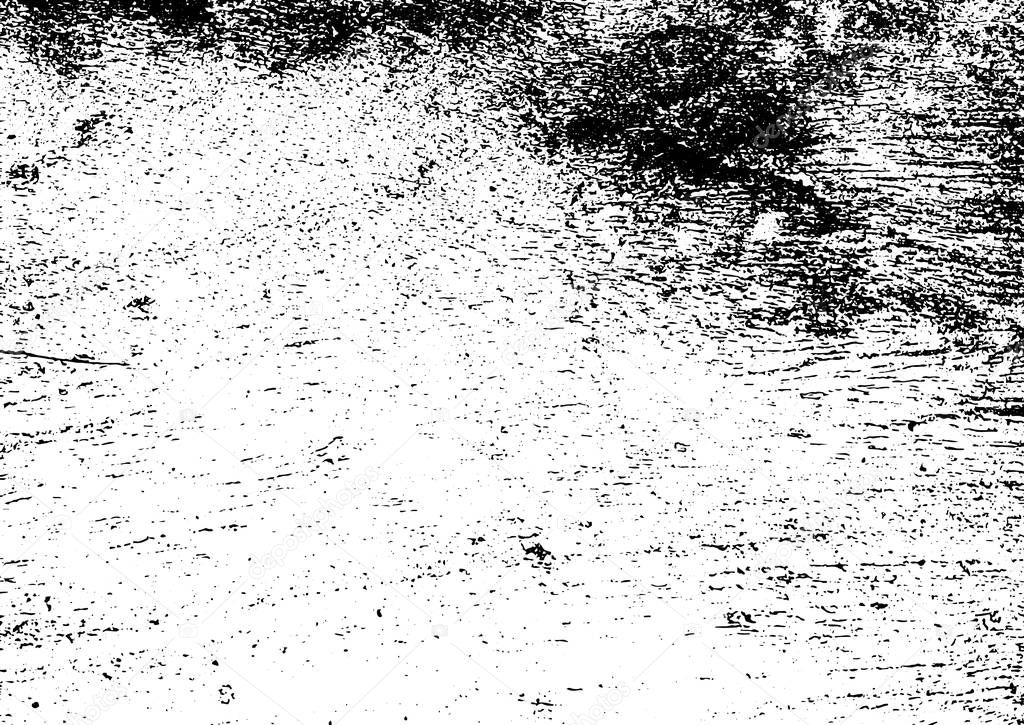 Black and white grunge. Distress overlay texture. Abstract surface dust and rough dirty wall background concept. Distress illustration simply place over object to create grunge effect. Vector EPS10.