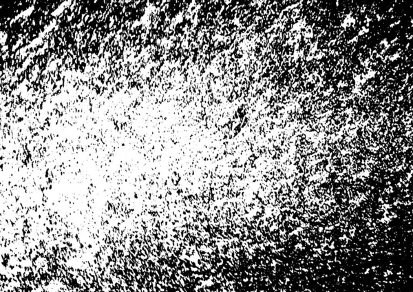 Grunge Noir Blanc Texture Superposition Détresse Poussière Surface Abstraite Concept — Image vectorielle