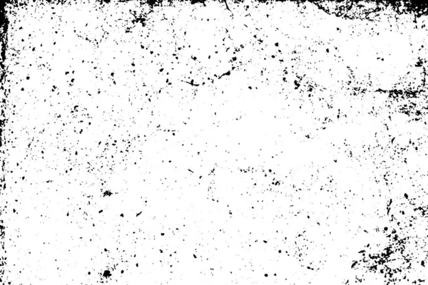 黒と白のグランジ オーバーレイテクスチャを苦痛 抽象的な表面のほこりやラフ汚れた壁の背景の概念 イラストを単にオブジェクトの上に配置して グランジ効果を作成します ベクトルEps10 — ストックベクタ