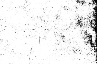 Siyah beyaz grunge. Tehlike örtüsü dokusu. Soyut yüzey tozu ve kaba duvar arkaplanı kavramı. Sıkıntı illüstrasyonu, grunge etkisi yaratmak için basitçe nesnenin üzerine yerleştirilir. Vektör EPS10.