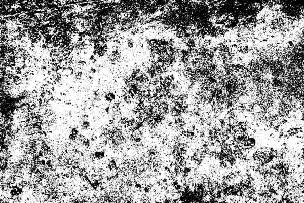 Grunge Noir Blanc Texture Superposition Détresse Poussière Surface Abstraite Concept — Image vectorielle