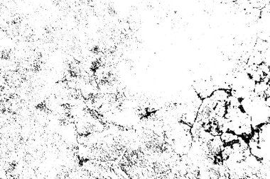 Siyah beyaz grunge. Tehlike örtüsü dokusu. Soyut yüzey tozu ve kaba duvar arkaplanı kavramı. Sıkıntı illüstrasyonu, grunge etkisi yaratmak için basitçe nesnenin üzerine yerleştirilir. Vektör EPS10.