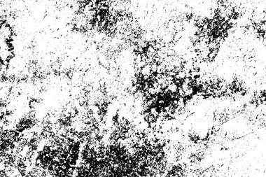 Siyah beyaz grunge. Tehlike örtüsü dokusu. Soyut yüzey tozu ve kaba duvar arkaplanı kavramı. Sıkıntı illüstrasyonu, grunge etkisi yaratmak için basitçe nesnenin üzerine yerleştirilir. Vektör EPS10.