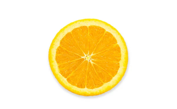 Поперечное Сечение Нарезанный Кусок Свежего Органического Пупка Оранжевый Идеальной Форме — стоковое фото