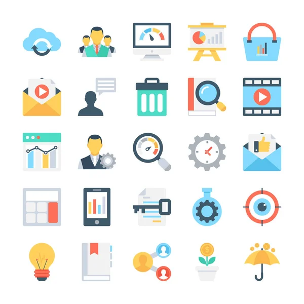 SEO and Marketing Vector Icons 8 — Stock Vector