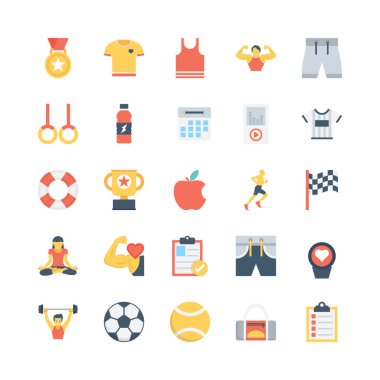 Fitness vektör simgeler 4