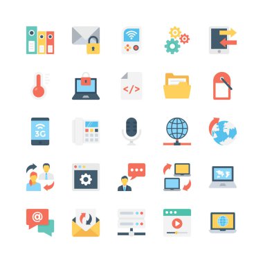 Internet vektör simgeler 3