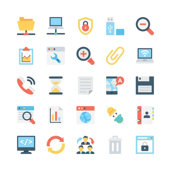 Internet Vector Icons 1 — Stockvector