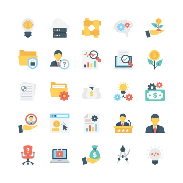 Iconos de Vector de Negocios 10 — Vector de stock