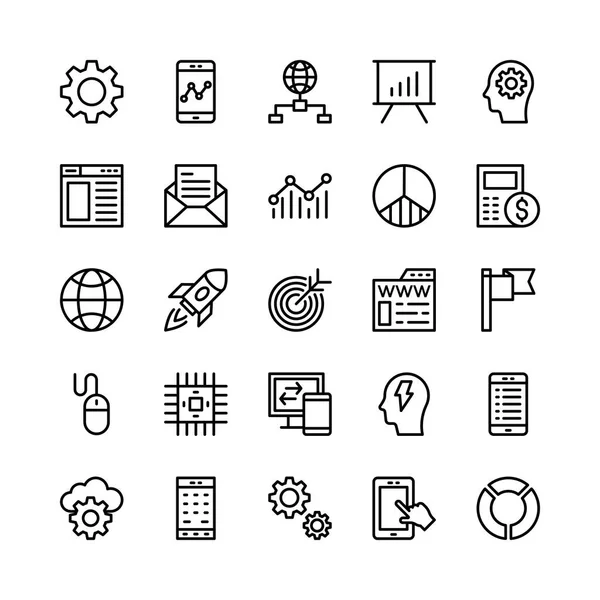 Digital Marketing Vector Icons 1 — Stock Vector