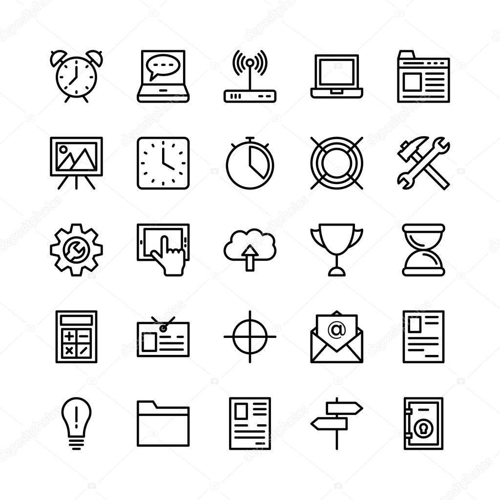 Seo and Marketing Vector Icons 8