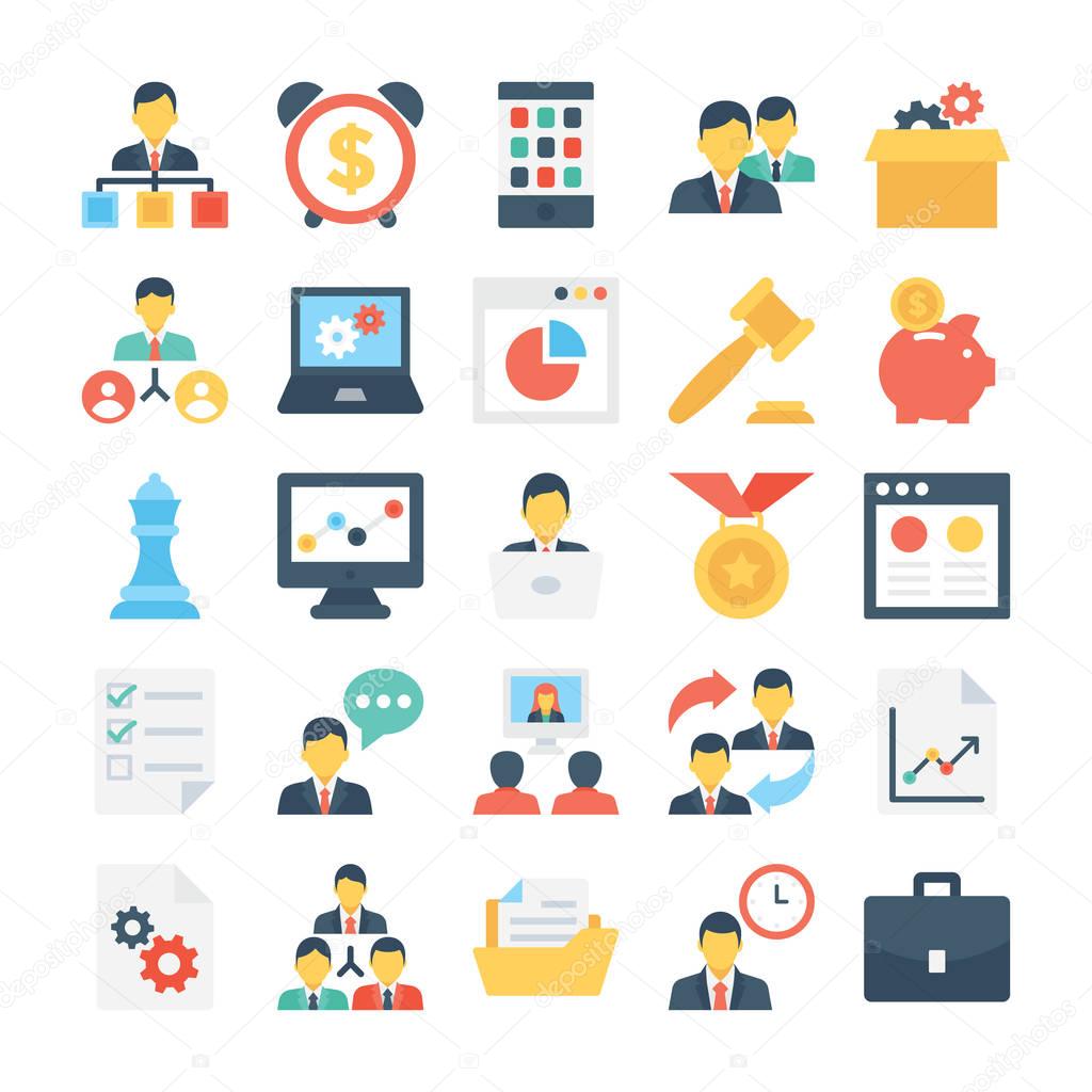 Project Managment Colored Vector Icon 3