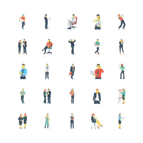 Iconos de vectores de color humano 8 — Vector de stock