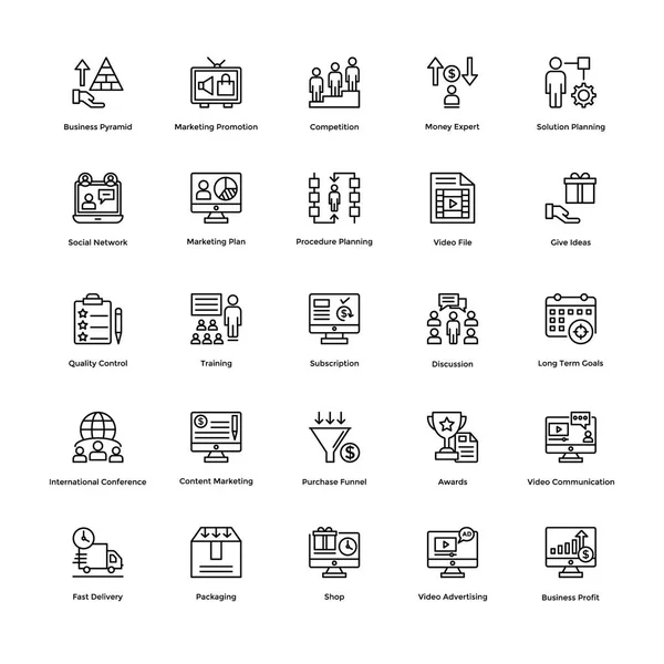 商业和金融图标矢量 11 — 图库矢量图片