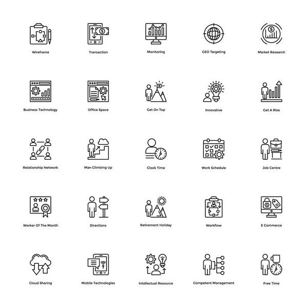 Affärs- och finansiella ikoner vektor 22 — Stock vektor