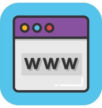 Www vektör simgesi