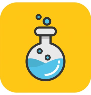 Konik Flask vektör simgesi