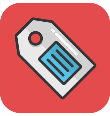 etiketi vektör simgesi