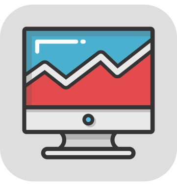 Web sitesi kontrol paneli vektör simge