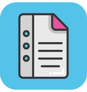 Günlüğü vektör simgesi