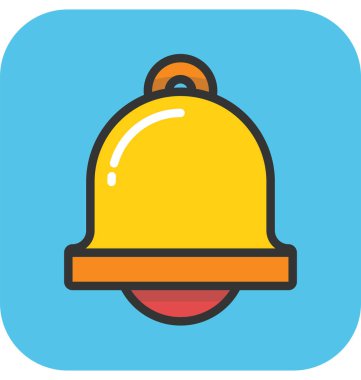 Çan vektör simgesi