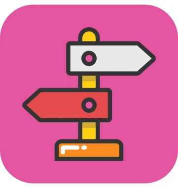 Işaret vektör simgesi