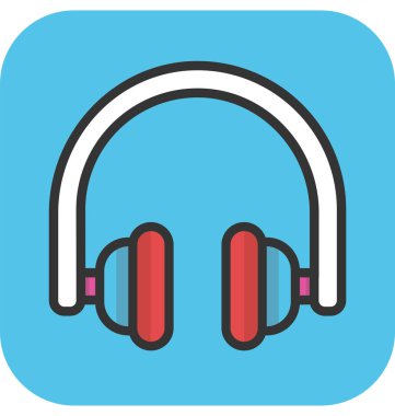 Kulaklık vektör simgesi