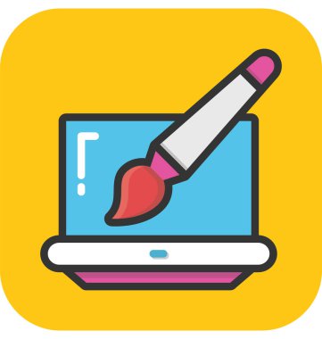 Grafik vektör simge tasarlamak