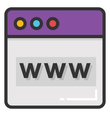 Www vektör simgesi