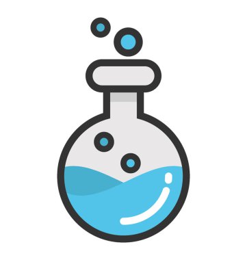 Konik Flask vektör simgesi