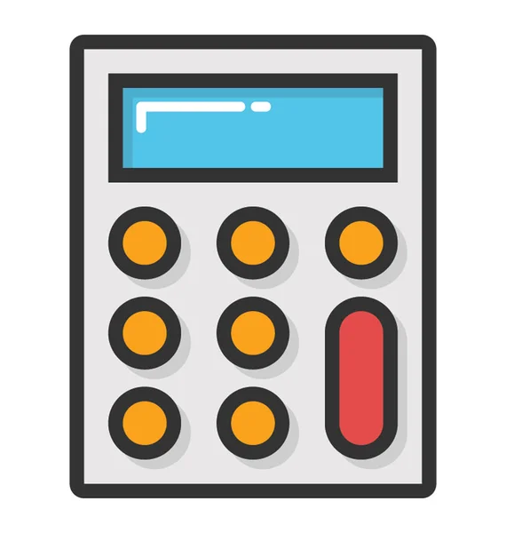 Calculadora vector icono — Vector de stock
