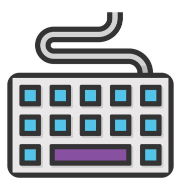 klavye vektör simgesi